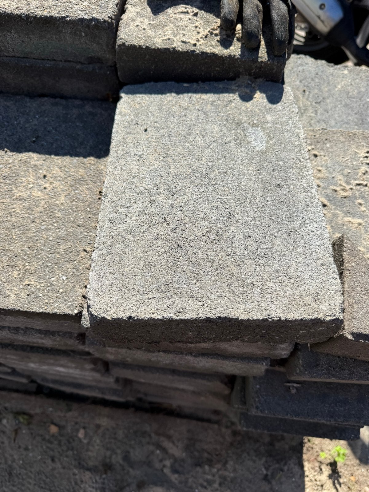 Gebruikte betonnen terrastegels - 10 m² of meer, Tuin en Terras, Ophalen, Gebruikt, 10 m² of meer, Beton