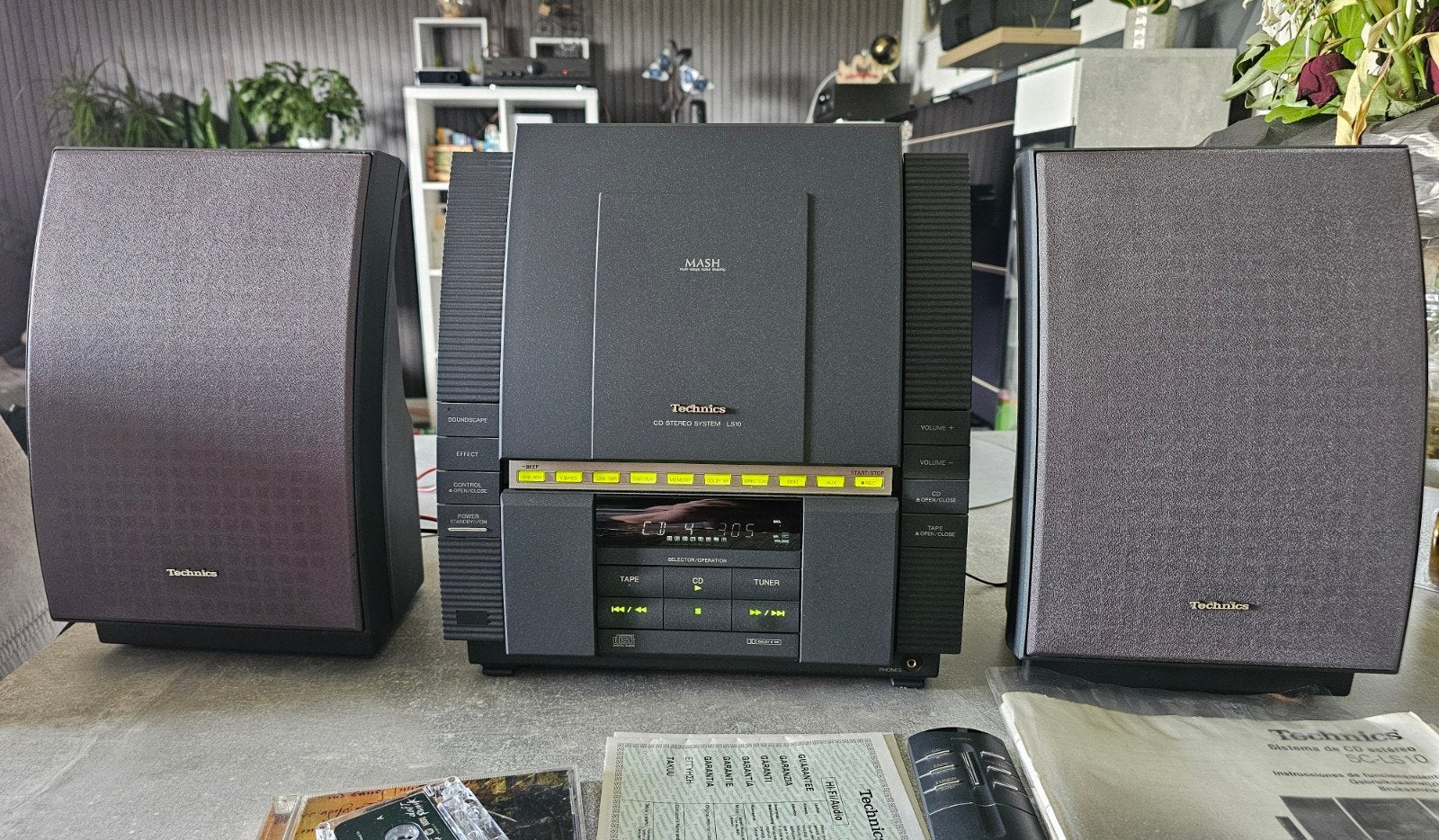 TOPSTAAT! Technics SC-LS10 Collector's Item | 100% Werkend, Ophalen of Verzenden, Zo goed als nieuw, Cassettedeck, Overige merken