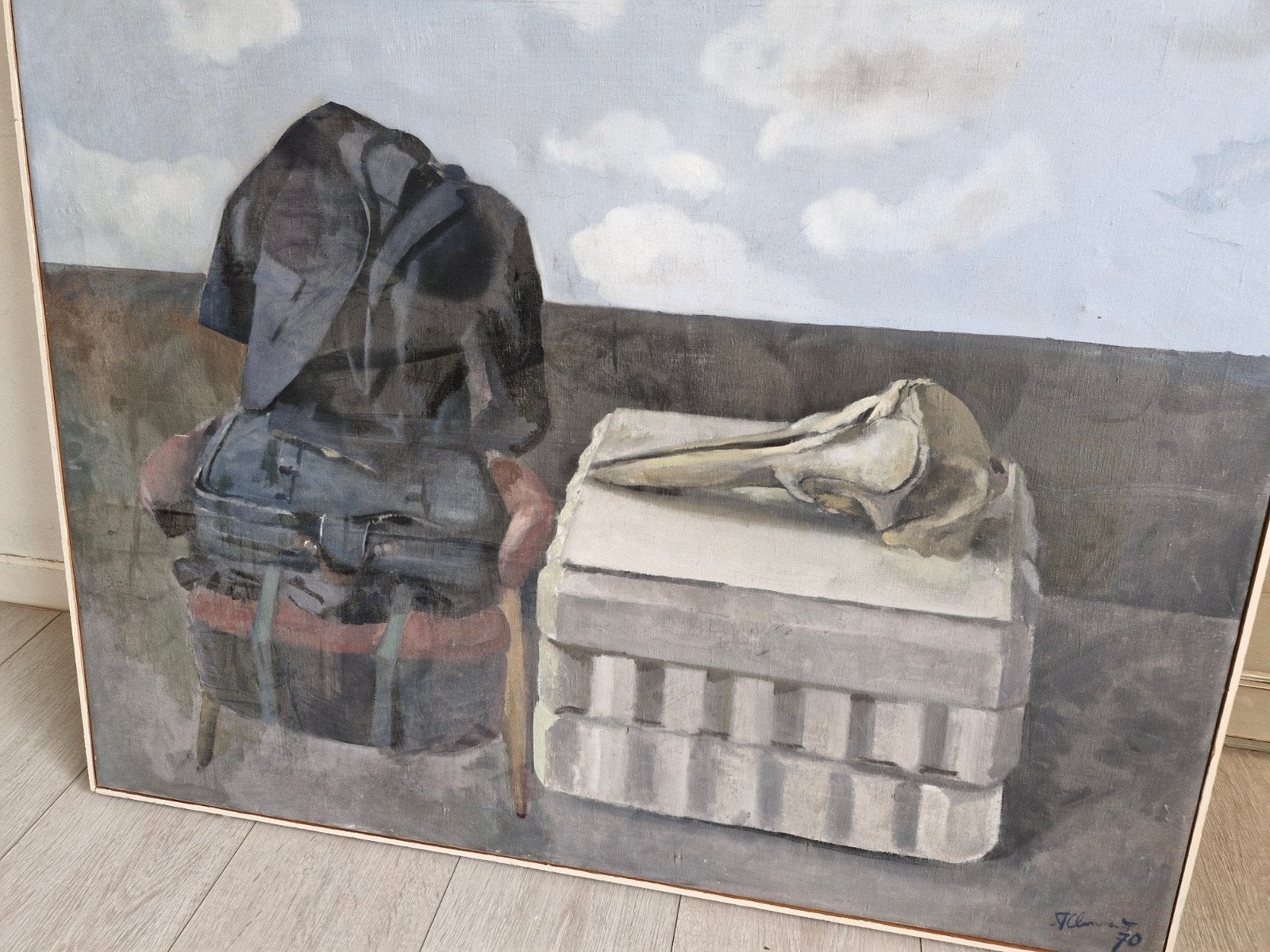 Schilderij Frans Clement (1970) - 70x90 cm, Ophalen of Verzenden