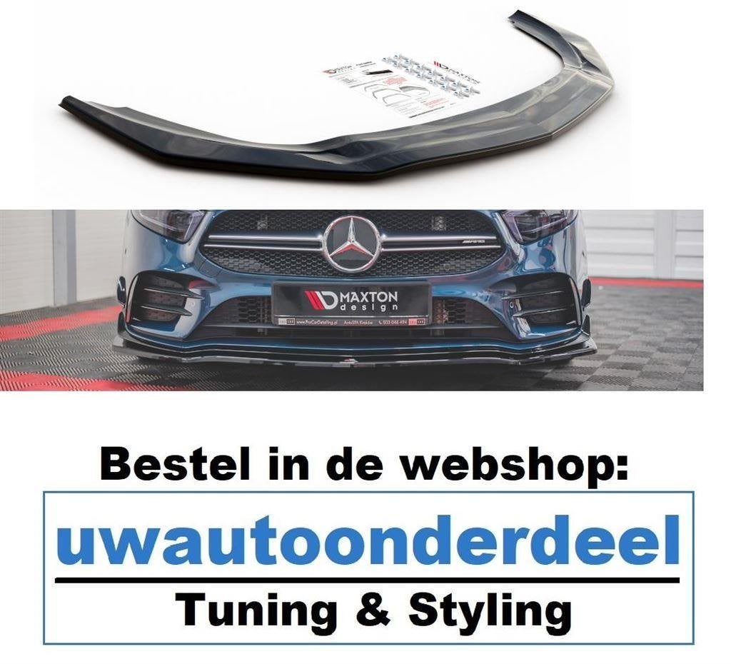 Maxton Design Mercedes A35 AMG Spoiler Lip Splitter, A.parts@hotmail.nl, Trasmolenlaan 12 3447 GZ Woerden, Verzenden, Nieuw