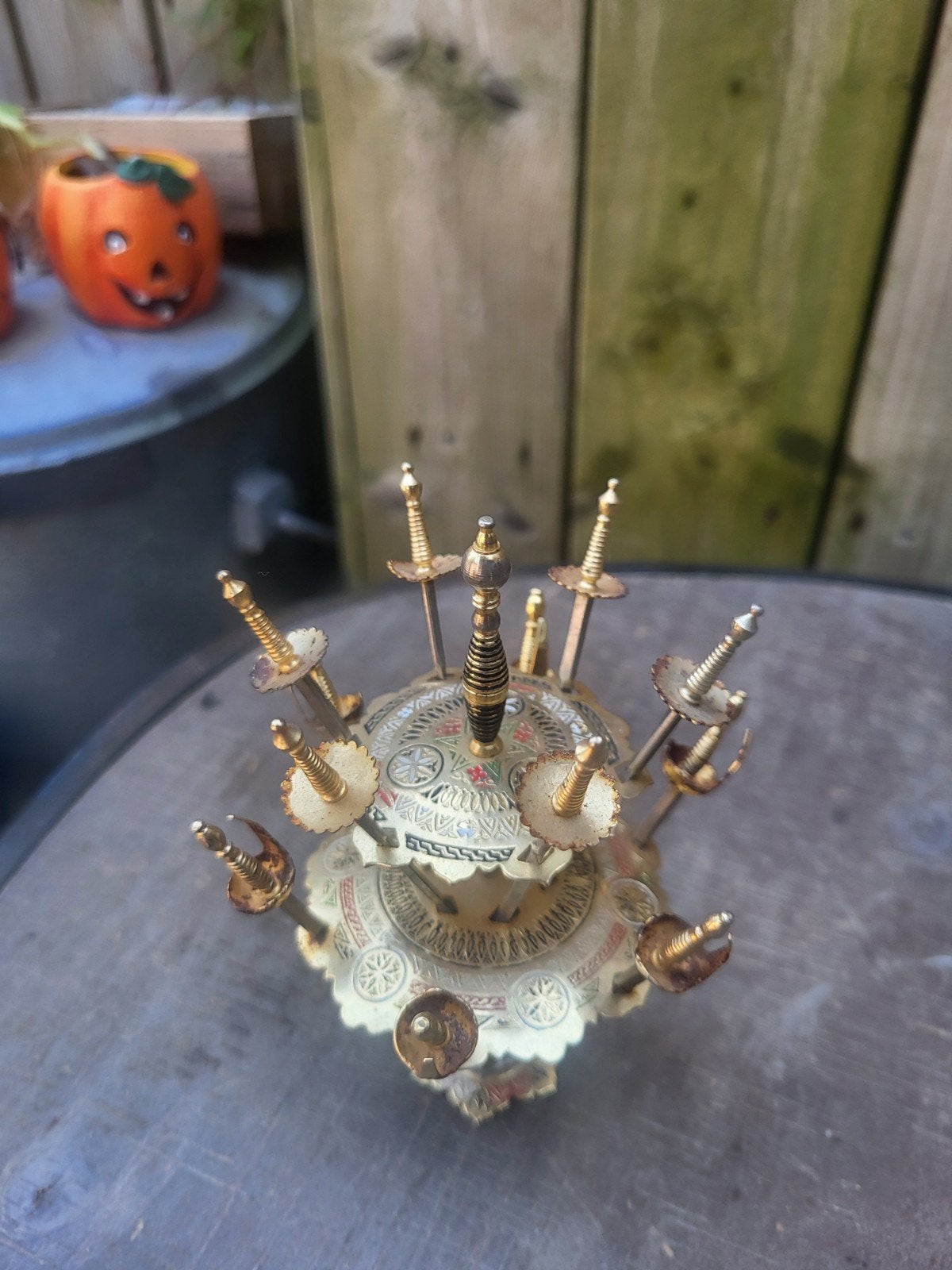 Vintage Toledo cocktailprikkers, Ophalen of Verzenden