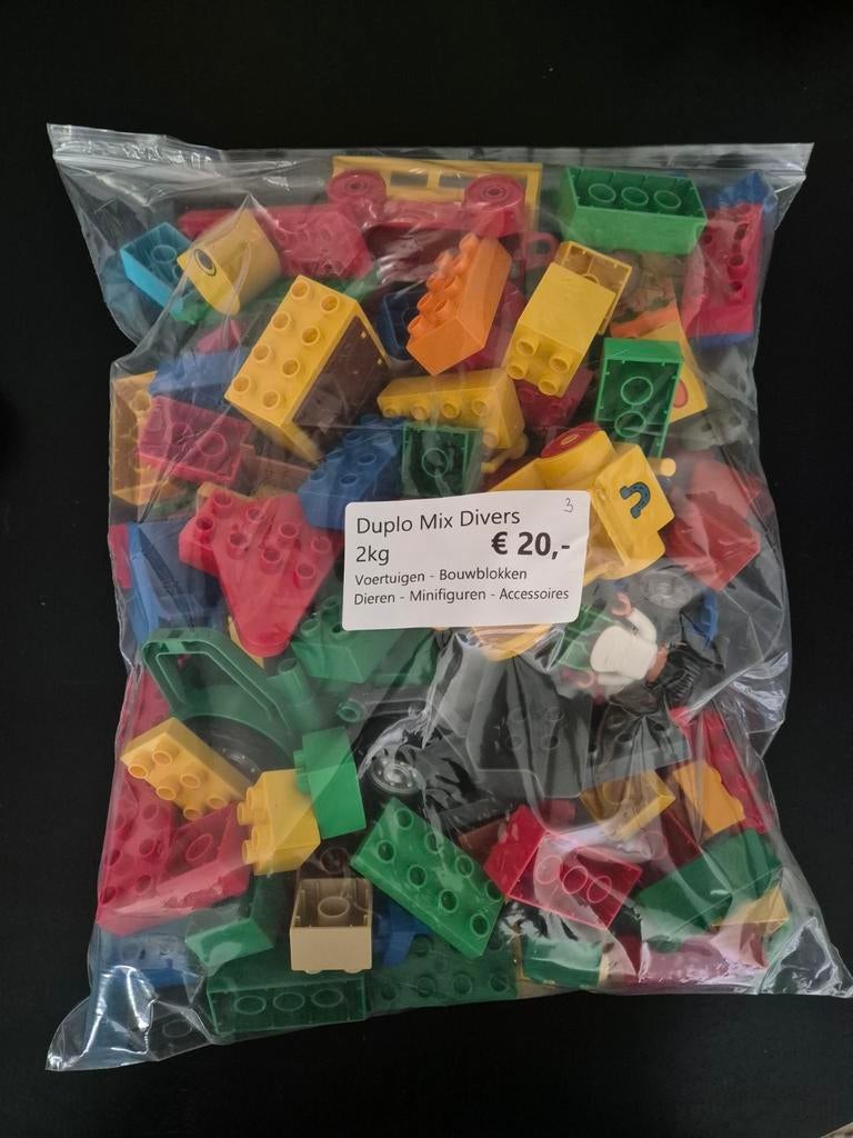 LEGO duplo 2 kg mix divers 3, Ophalen of Verzenden, Gebruikt, Duplo