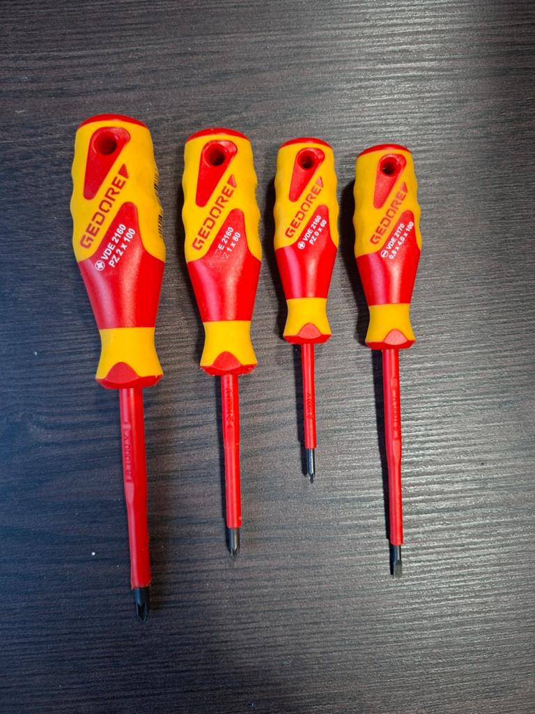 Gedore VDE 1000V schroevendraaierset, Ophalen of Verzenden, Zo goed als nieuw