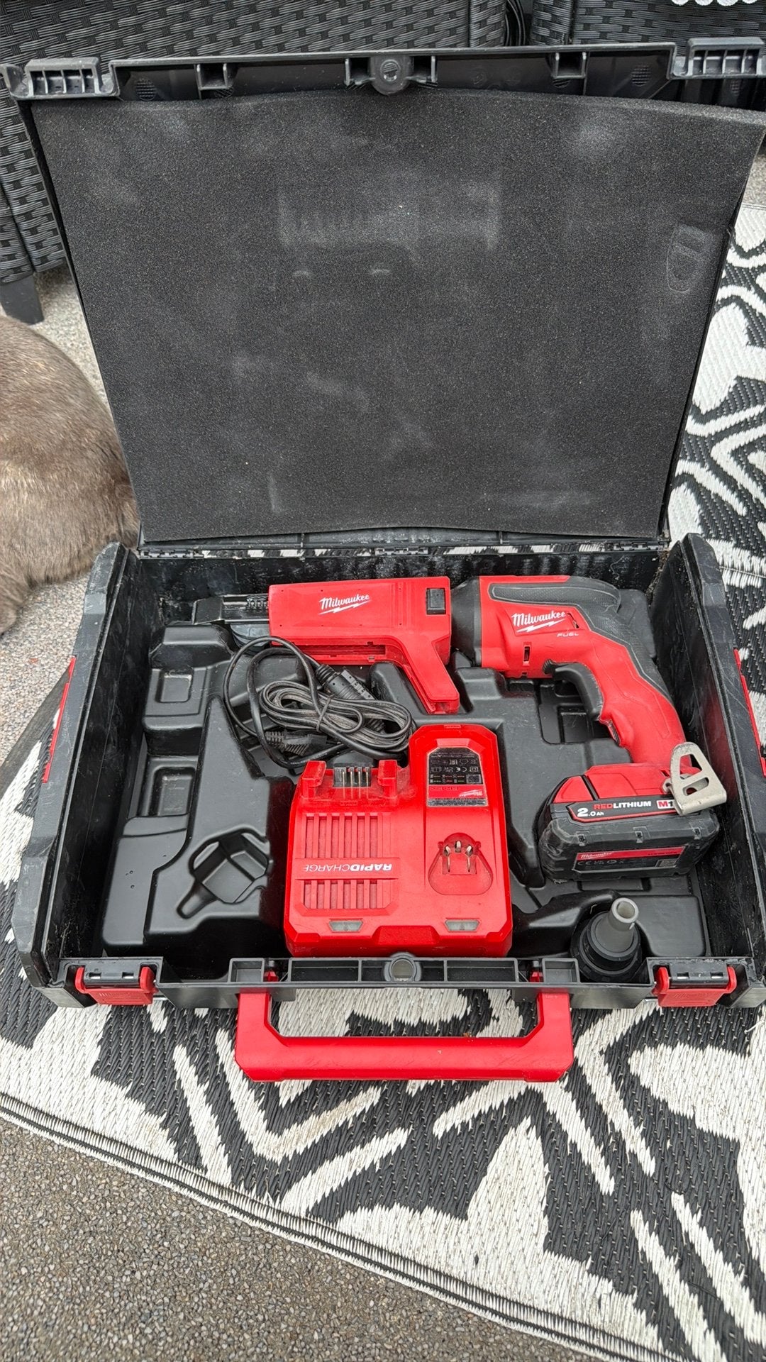 MILWAUKEE M18 FSGC-202X FUEL gipsplaatschroevendraaier, Boormachine, Variabele snelheid, Ophalen of Verzenden, Zo goed als nieuw