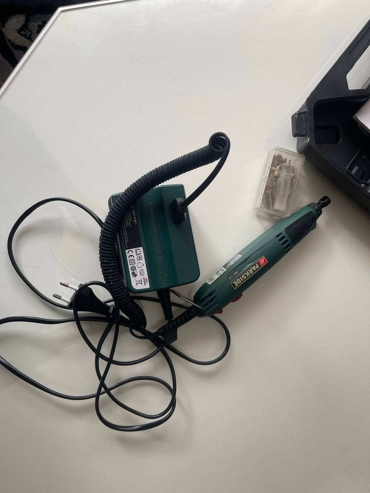Parkside PMGS 12 B2 graveer- en modelleerset, Gebruikt, Variabele snelheid, Overige typen, Ophalen of Verzenden