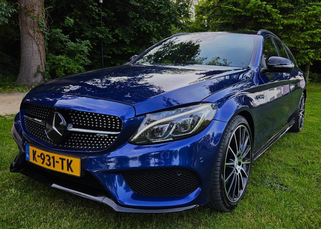 Mercedes-Benz C-Klasse C43 AMG 367pk 4MATIC 9G-TRONIC 2016, Automaat, 1800 kg, Zwart, 367 pk