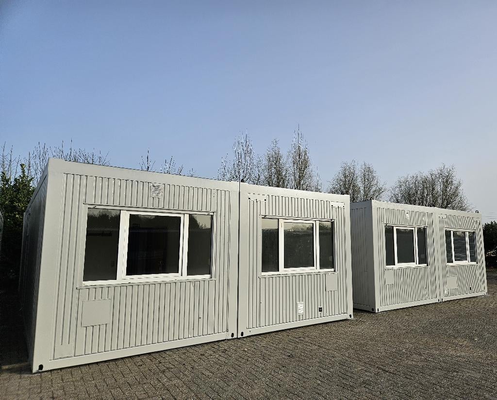 TE KOOP GEVRAAGD!! Kantoorunits, Bouw-schaftketen, Woonunits, Doe-het-zelf en Verbouw, Bouwketen en Schaftketen, Ophalen, Gebruikt
