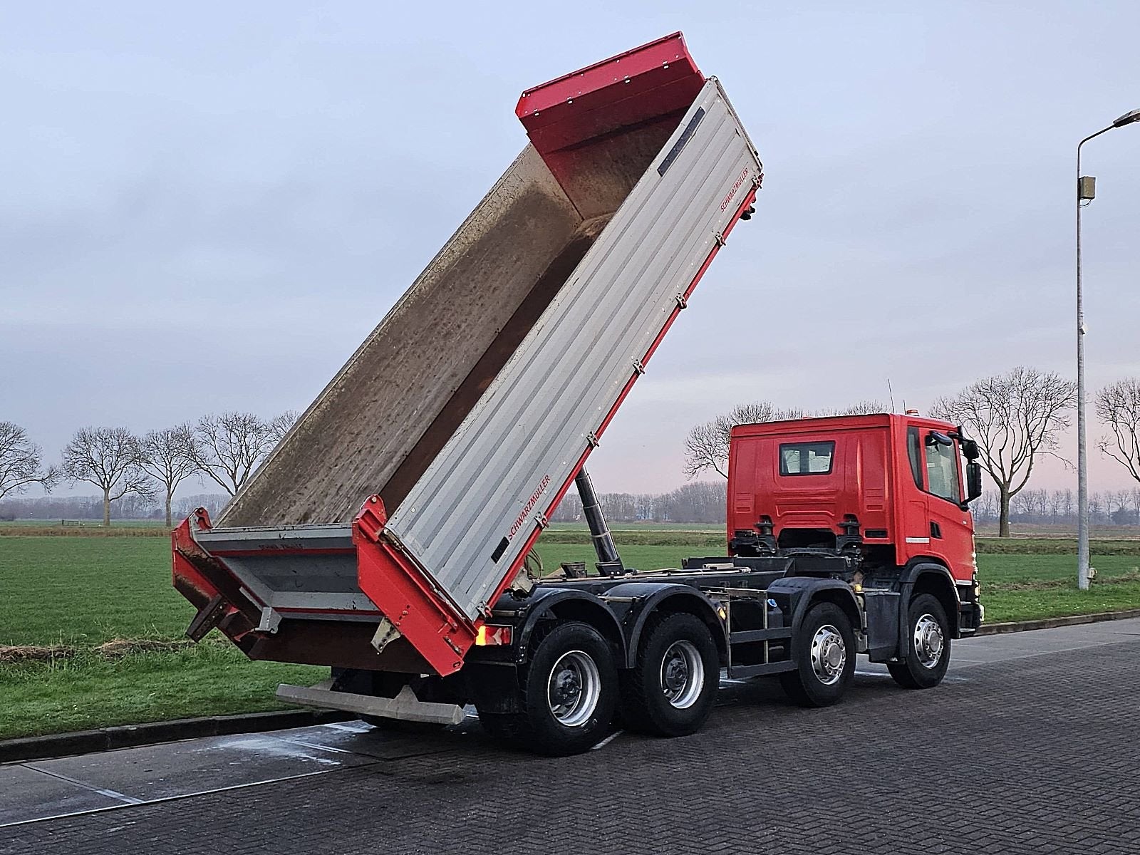 SCANIA G410 xt 8x4 retarder 3way, Euro 6, Scania, Diesel, Te koop
