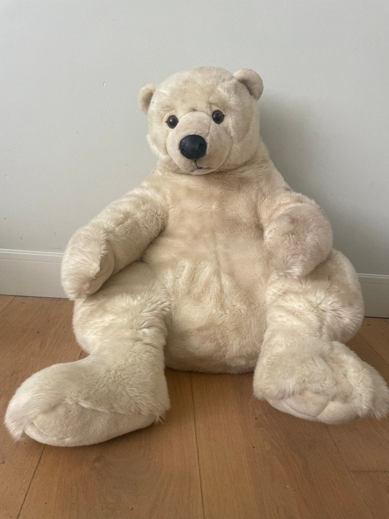 WWF ijsbeer knuffel, groot zittend model, nieuw 75,-, Ophalen, Zo goed als nieuw, Beer, Middelgroot (20 tot 80 cm)