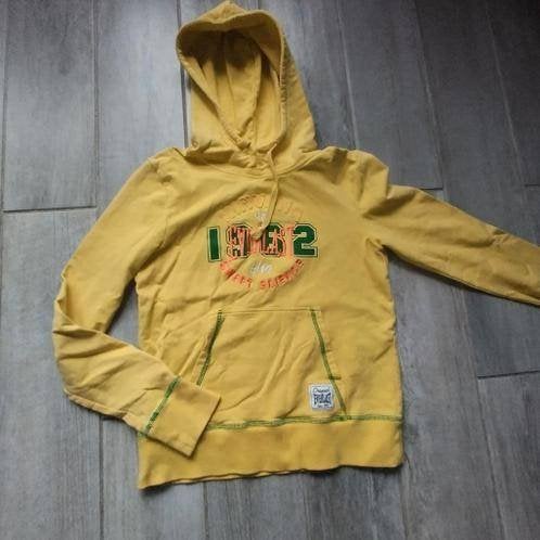 Vintage Hoodie, Verzenden, Zo goed als nieuw, Maat 46 (S) of kleiner, Geel