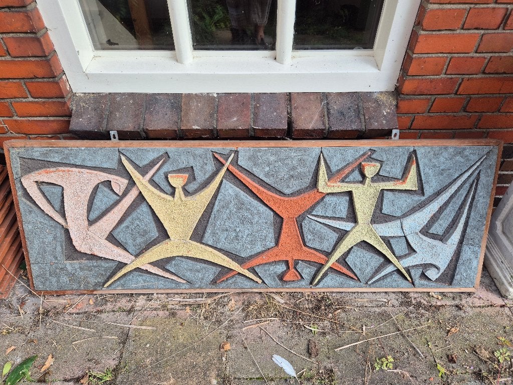 Ambacht haalderen Puntman wanddecoratie beeld groot, Ophalen