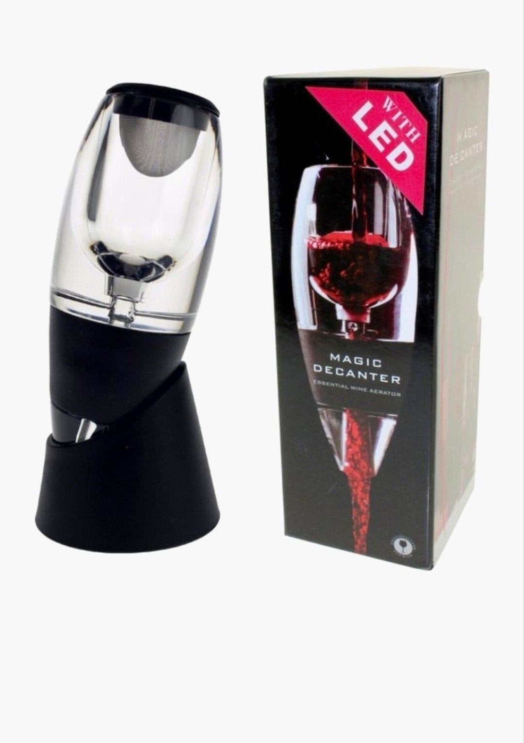 magische wijndecanter met LED verlichting, Ophalen of Verzenden, Nieuw, Overige typen