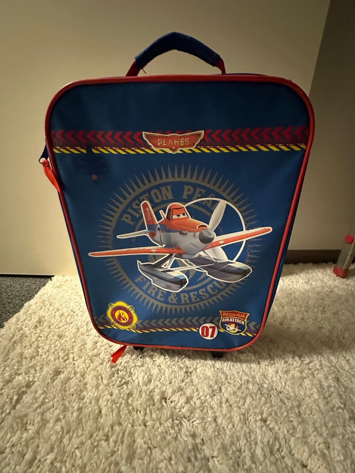 Reiskoffer kids - Disney Planes Dusty, Gebruikt, Minder dan 50 cm, Ophalen of Verzenden, Zacht kunststof