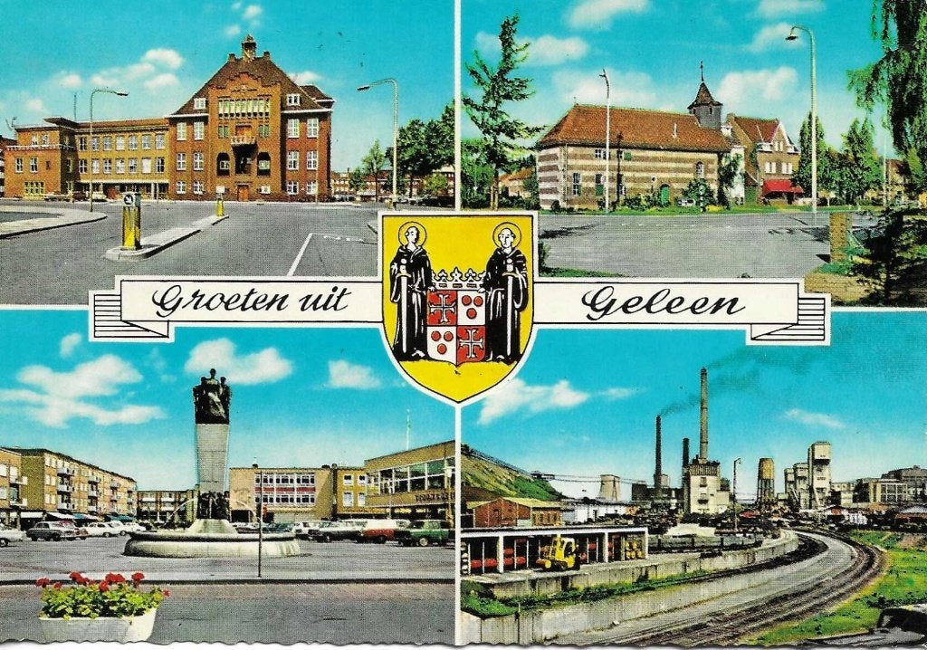 Geleen- -4-luik., Ophalen of Verzenden, 1960 tot 1980, Gelopen, Limburg