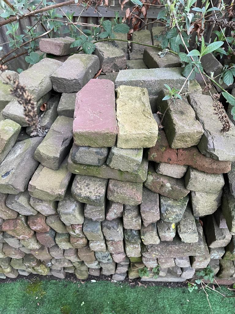 Gebruikte bakstenen voor tuin of project, Doe-het-zelf en Verbouw, Metselstenen, Ophalen, Gebruikt, Bakstenen