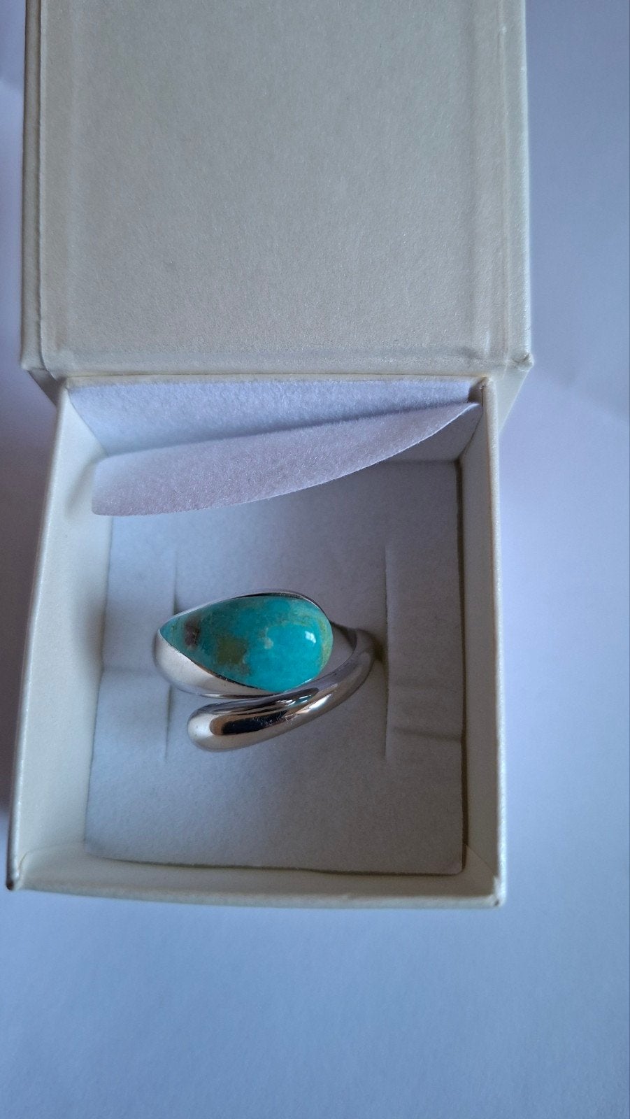 My Imenso ring nieuw zilver turquoise steen maat 58, Sieraden, Tassen en Uiterlijk, Ringen, 18 tot 19, Blauw, Nieuw, Ophalen of Verzenden