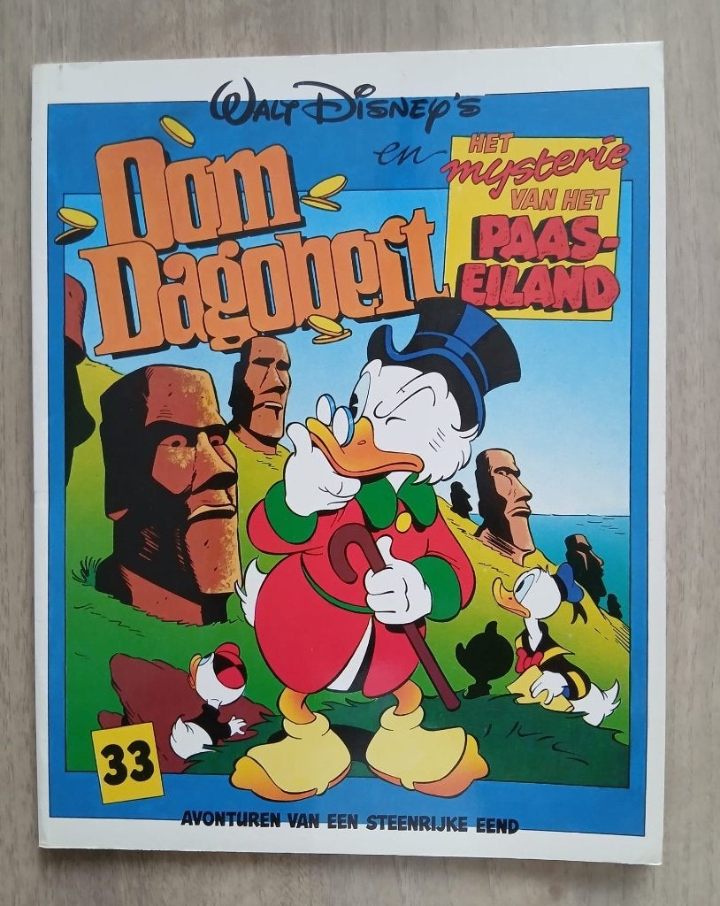 Oom Dagobert en het mysterie van het Paaseiland 33, 1995., Eén stripboek, Verzenden, Zo goed als nieuw