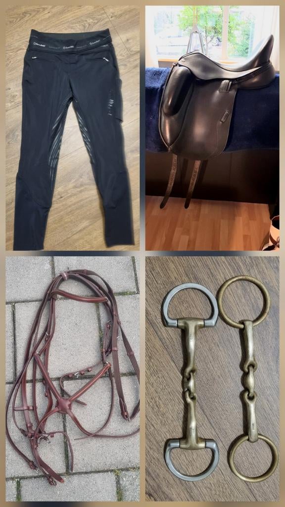 Veel spullen! Dekjes, kleding, hoofdstel, zadel, bitten etc, Ophalen of Verzenden, Dressuur