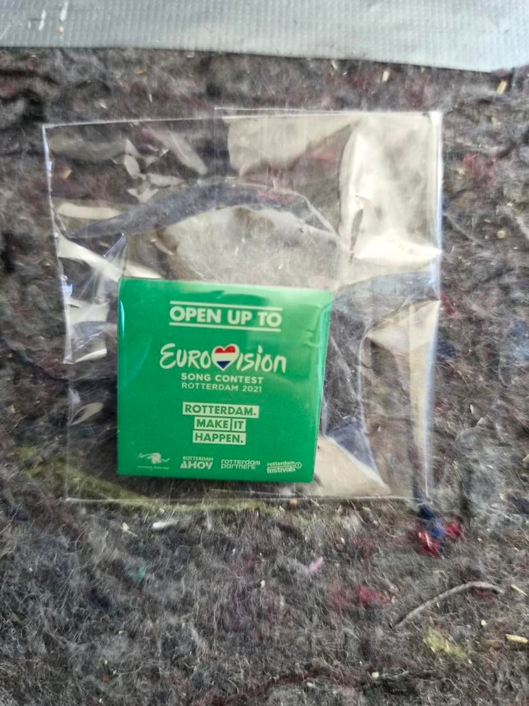 Eurovision Song Contest 2021 Rotterdam Pin, Ophalen of Verzenden