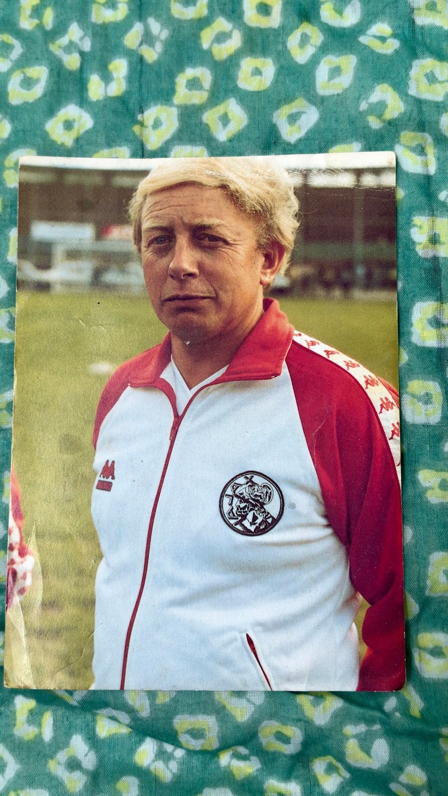 Vintage Ajax spelerskaart Cees Koppelaar gesigneerd, Ophalen of Verzenden, Gebruikt, Ajax, Spelerskaart