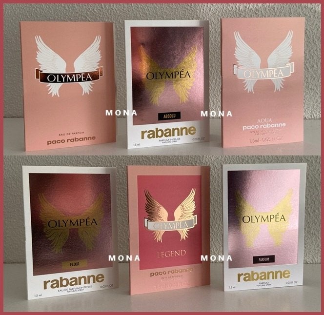 Olympéa set 6 parfum samples proefjes testers monsters, Verzenden, Nieuw