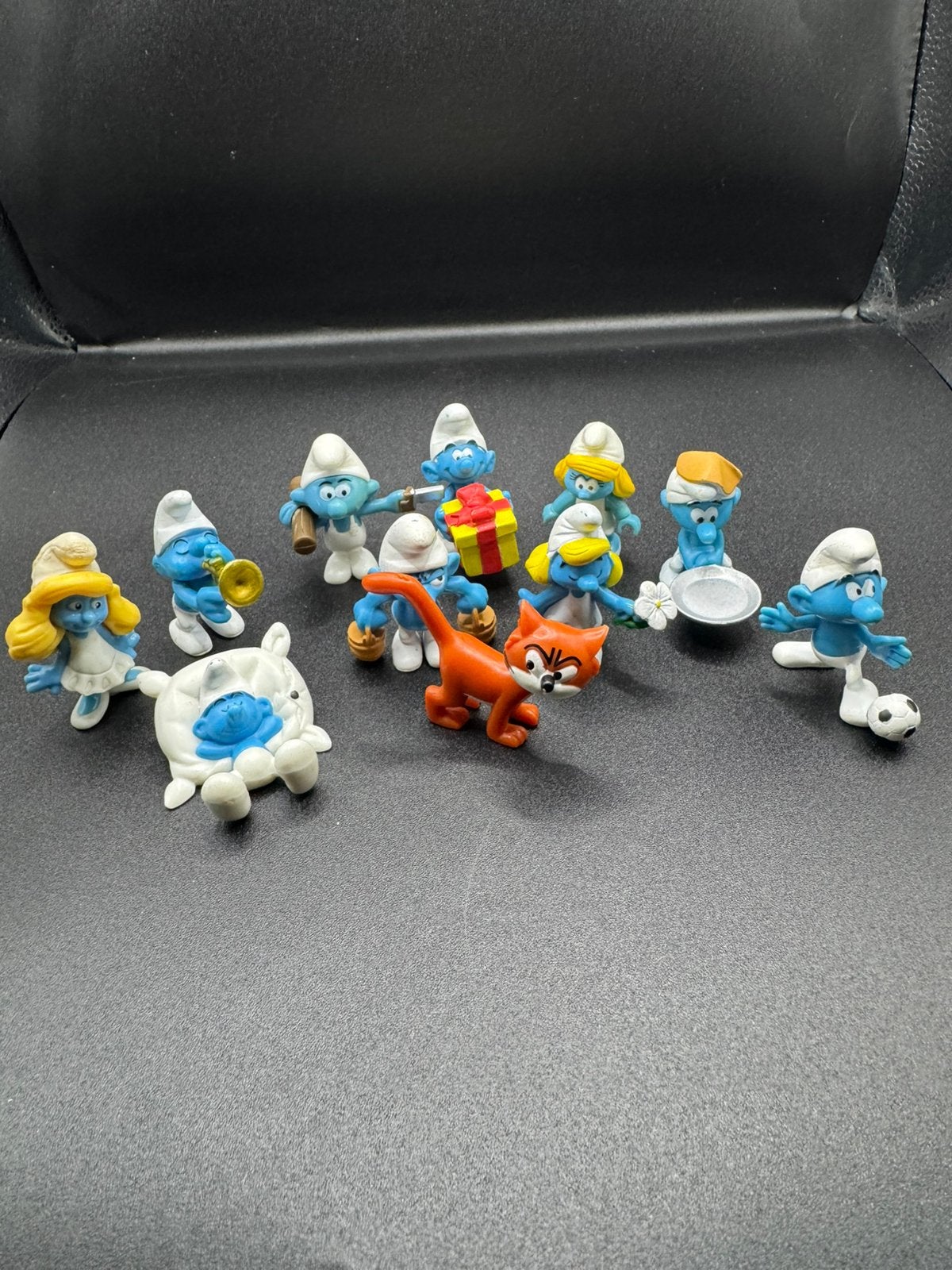Smurfen beeldjes collectie -  11 stuks, Verzamelen, Verzenden, Gebruikt, Verschillende Smurfen, Poppetje, Figuurtje of Knuffel