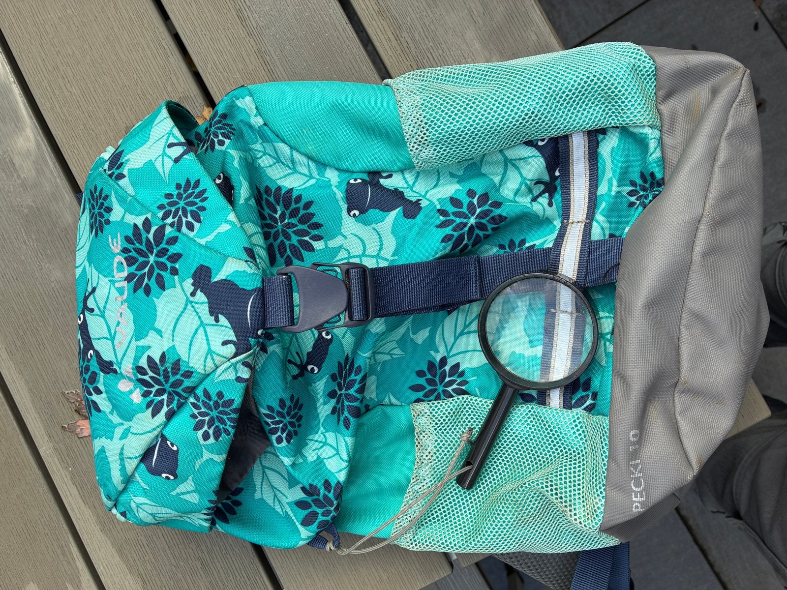 Vaude rugzak Peck 10L met regenhoes - Zo goed als nieuw, Ophalen, Gebruikt
