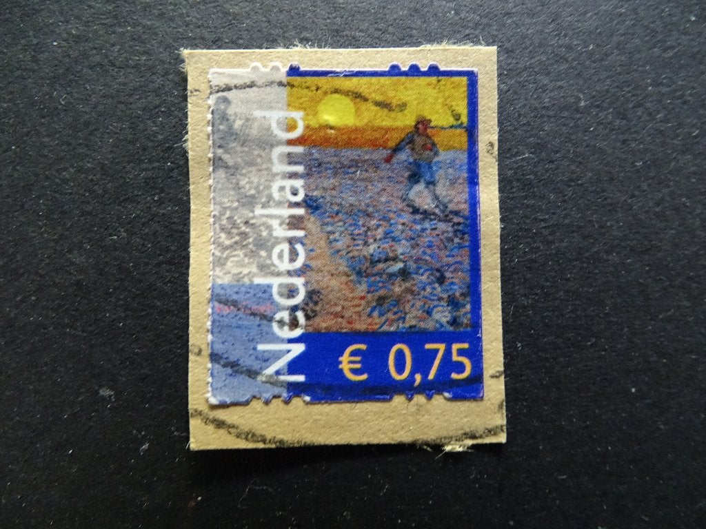 Postzegel NL / De Zaaier / Vincent van Gogh, Ophalen of Verzenden, Na 1940, Gestempeld