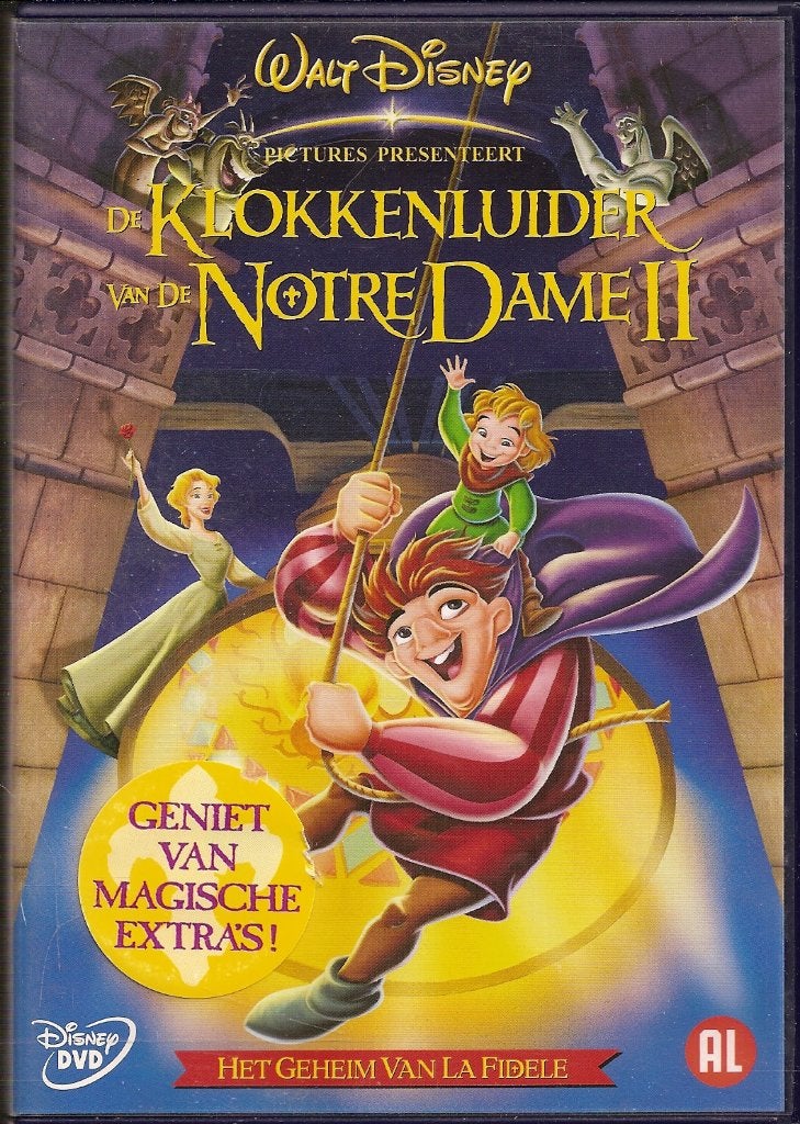 De klokkenluider van de Notre Dame II ( Walt Disney ), Europees, Tekenfilm, Alle leeftijden, Ophalen of Verzenden