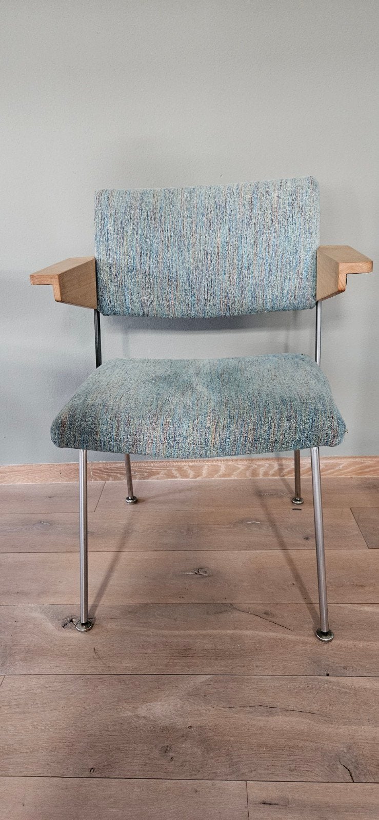 6 Gispen eetkamerstoelen - Model 1268, Huis en Inrichting, Gebruikt, Overige kleuren, Vintage, Dutch Design, Mid-century Modern