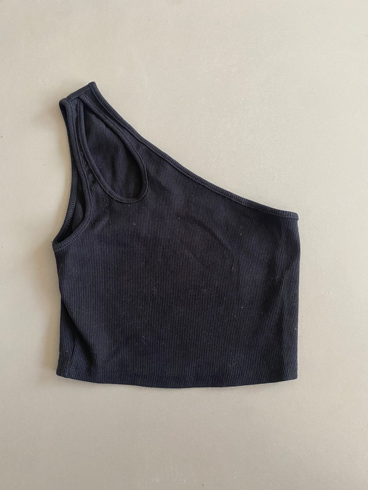 Zara One shoulder top maat S, nieuw, Zwart, Nieuw, Ophalen of Verzenden, Maat 36 (S)