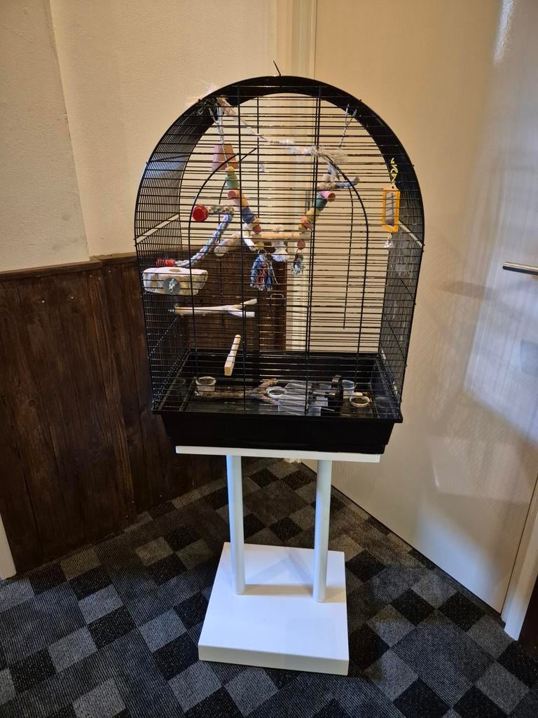 Vogelkooi, Dieren en Toebehoren, Ophalen, Gebruikt, Metaal, Vogelkooi