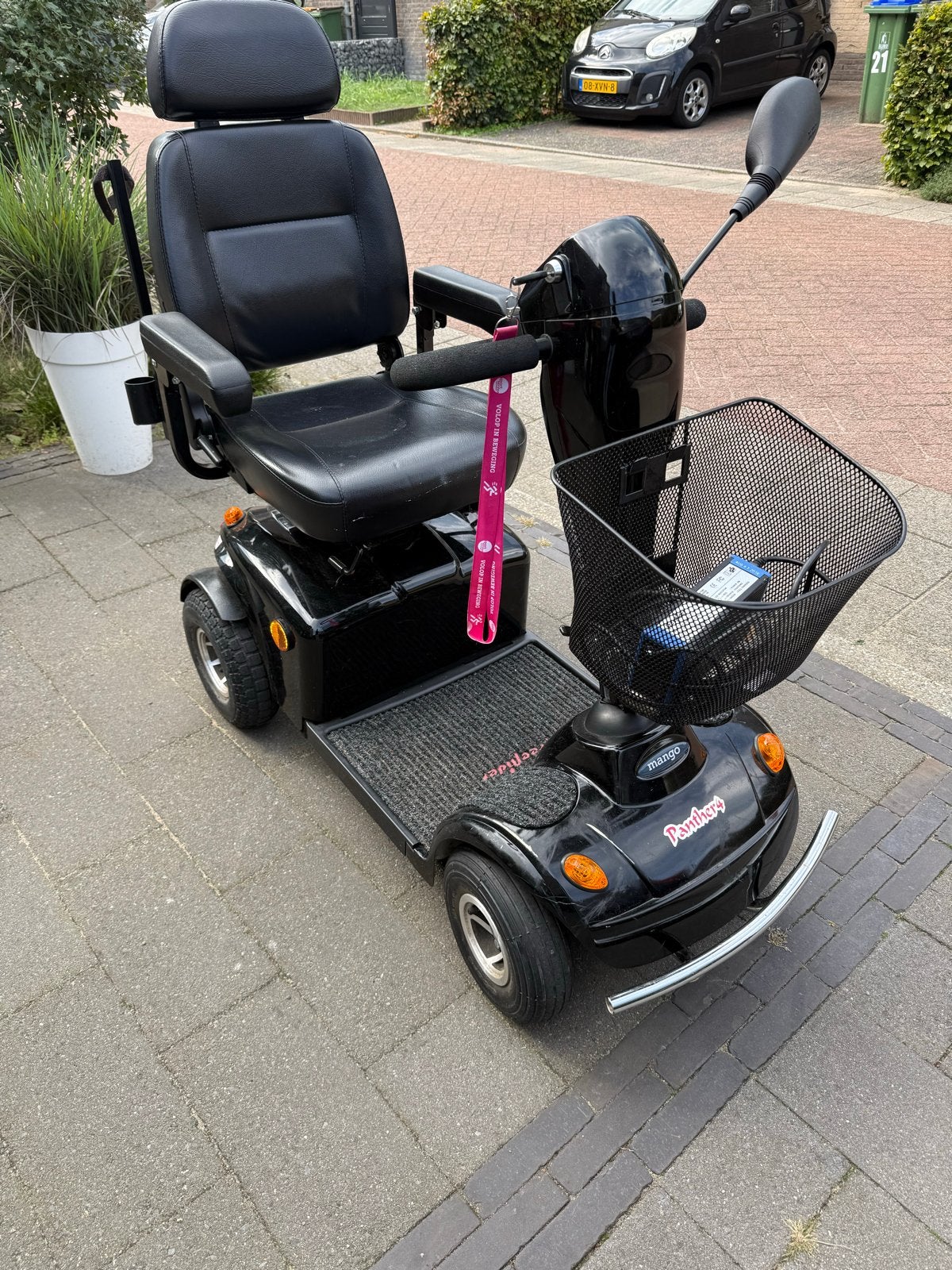 Mooie zwarte Mango Panther4!, Ophalen, Gebruikt, Mango, 11 t/m 15 km/u