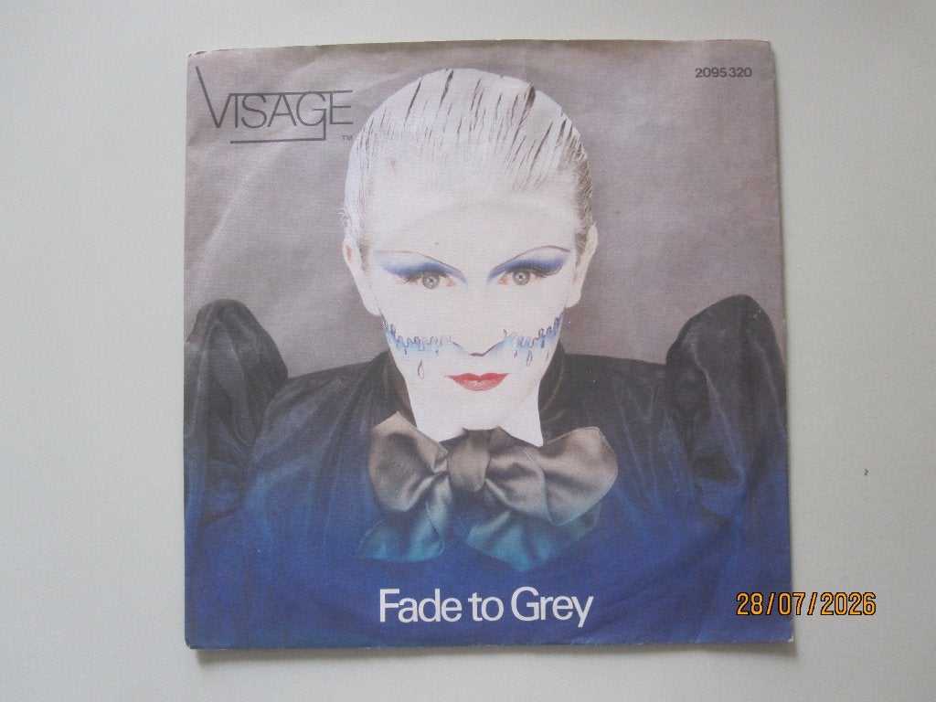VISAGE -  fade to grey - vinyl 7", Gebruikt, 7 inch, Ophalen of Verzenden, Rock en Metal