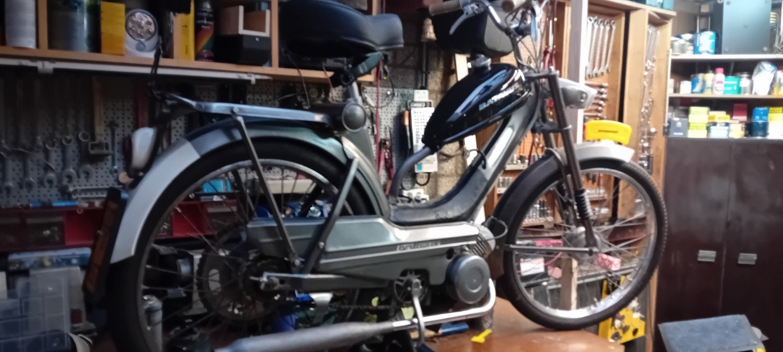 Batavus Bilonet Bromfiets, Ophalen of Verzenden, Gebruikt, Maximaal 45 km/u, Batavus