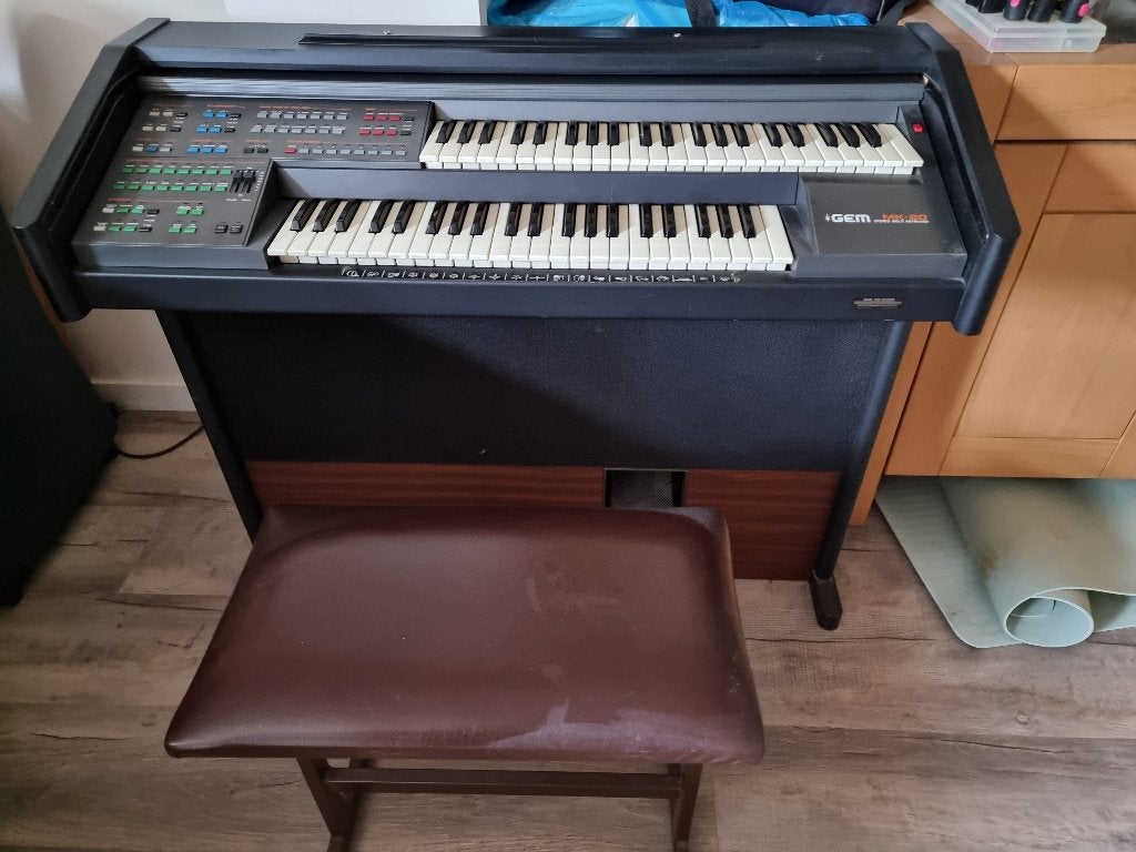 Orgel Gem mk-20 stereo multi keyboard, Muziek en Instrumenten, Ophalen, Gebruikt, 2 klavieren, Orgel