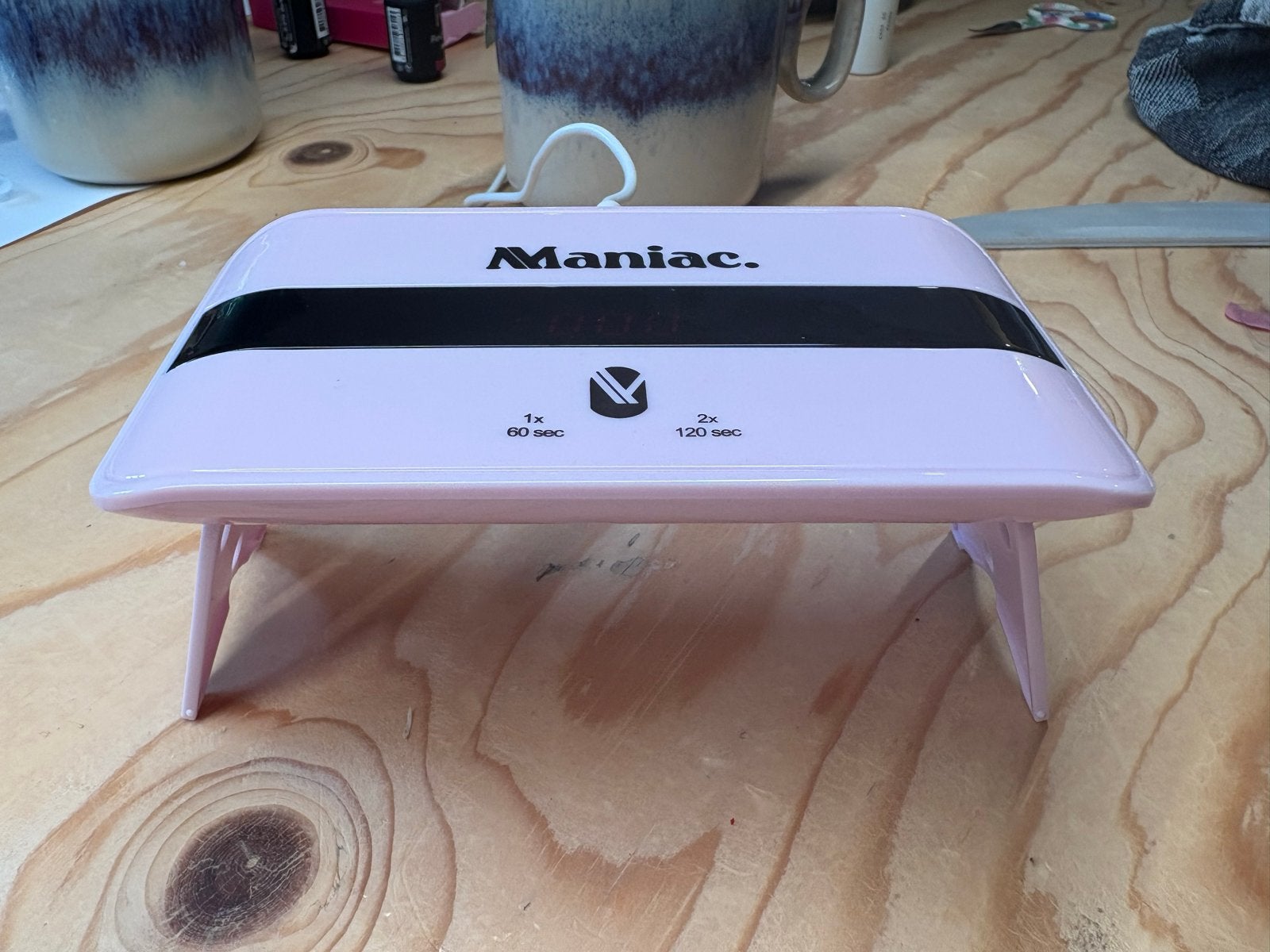 Maniac. Gel Nagellak Starterset met UV Lamp en Tas, Ophalen of Verzenden, Zo goed als nieuw, Overige typen