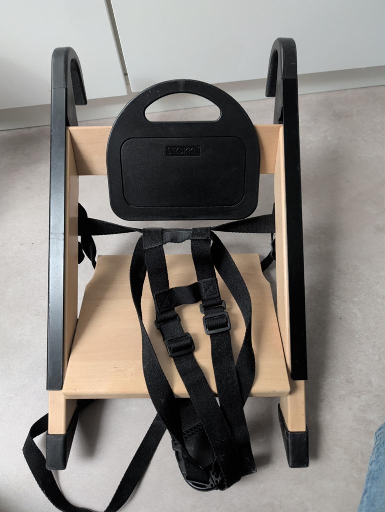 Stokke Handy Sitt zwart, zgan, Ophalen, Zo goed als nieuw, Meegroeistoel