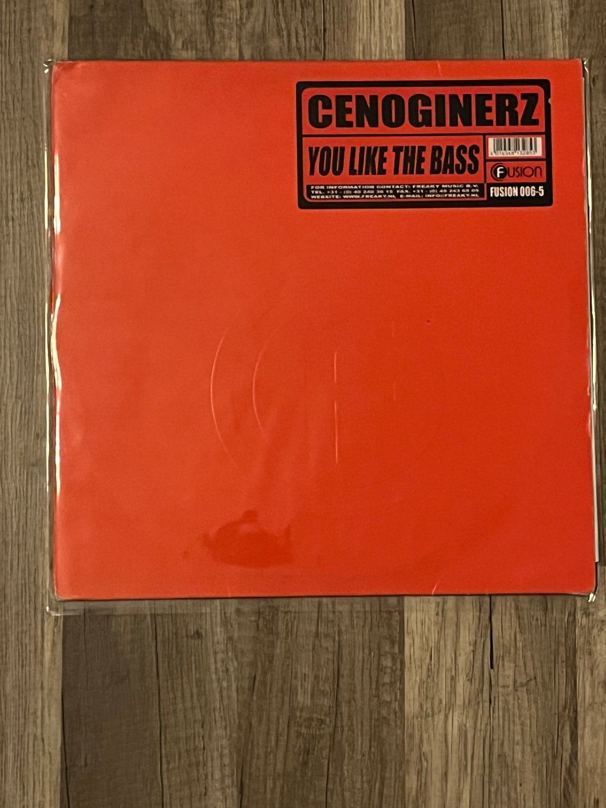 Cenoginerz - You Like The Bass LP (Hardcore/Techno Vinyl), LP, Hardcore, Ophalen of Verzenden, Zo goed als nieuw