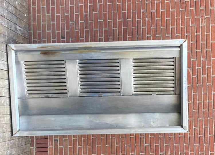 Afzuigkap horeca foodtruck zonder motor, Ophalen, Gebruikt, Wandschouwkap, Motor
