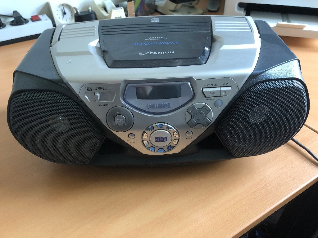 PHILIPS radio-CD-speler AZ1538, Ophalen of Verzenden, Gebruikt, Radio, Met cd-speler