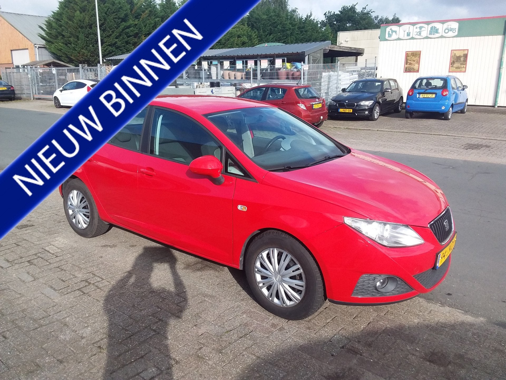 SEAT Ibiza 1.4 Style (bj 2009), Voorwielaandrijving, Zwart, 4 cilinders, Ibiza