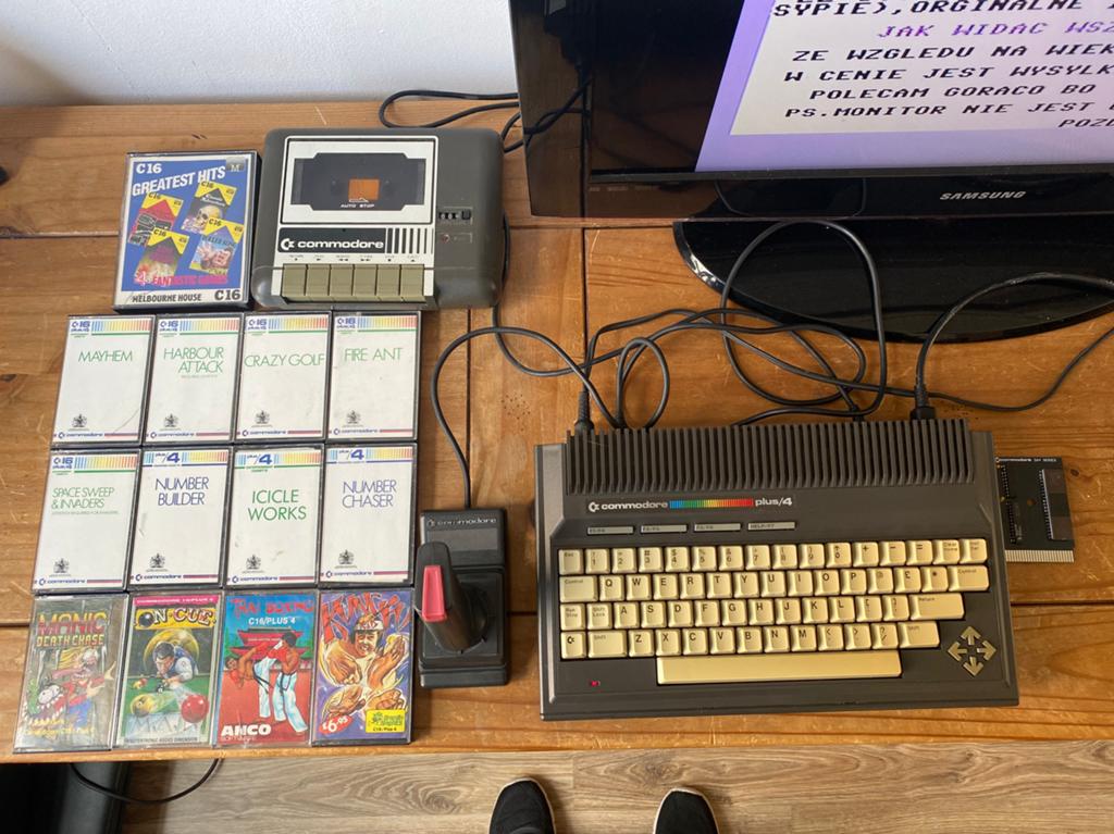 Commodore Plus4 (+4),origineel verpakking,plug & play,GAMES, Ophalen of Verzenden