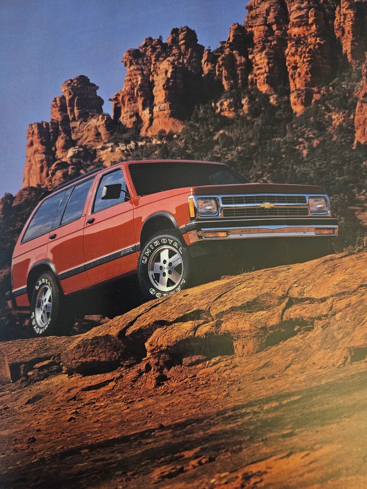 Brochure Chevrolet S-10 Blazer 1992 USA, Ophalen of Verzenden, Zo goed als nieuw, Chevrolet