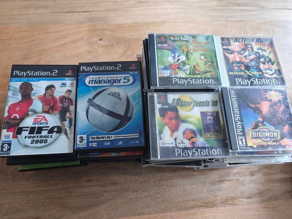PlayStation 1 & 2 games - niet origineel - TEAB, Spelcomputers en Games, Games | Sony PlayStation 2, Gebruikt, Ophalen of Verzenden