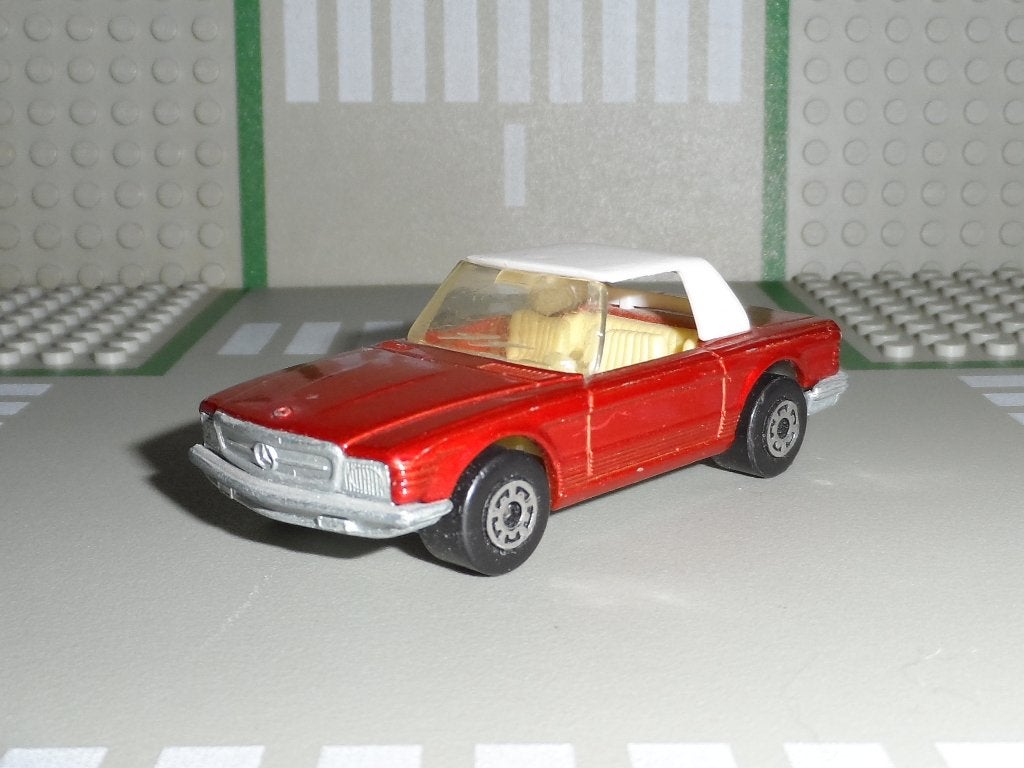 Matchbox Superfast No. 6 - Mercedes 350SL - Vintage 1:64, Ophalen of Verzenden, Gebruikt, Auto