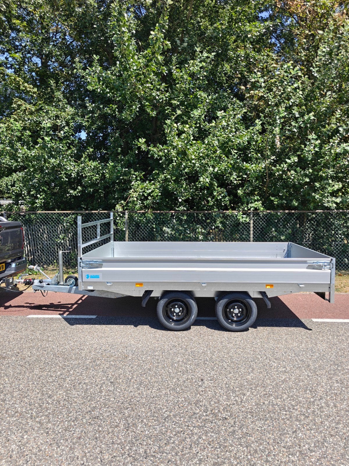 Demo Hapert plateau aanhanger 2000KG, Auto diversen, Aanhangers en Bagagewagens, Ophalen of Verzenden, Zo goed als nieuw