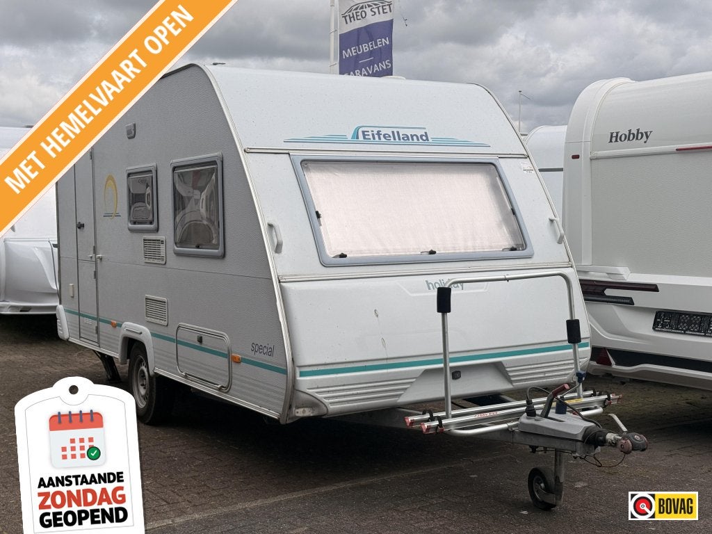 Eifelland Holiday Special 415 TMF Lichtgewicht met luifel, Overige typen, Bedrijf, Treinzit, 750 - 1000 kg
