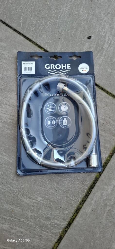 GROHE DOUCHSLANG 1,5 MTR NIEUW, Ophalen of Verzenden, Nieuw, Douche