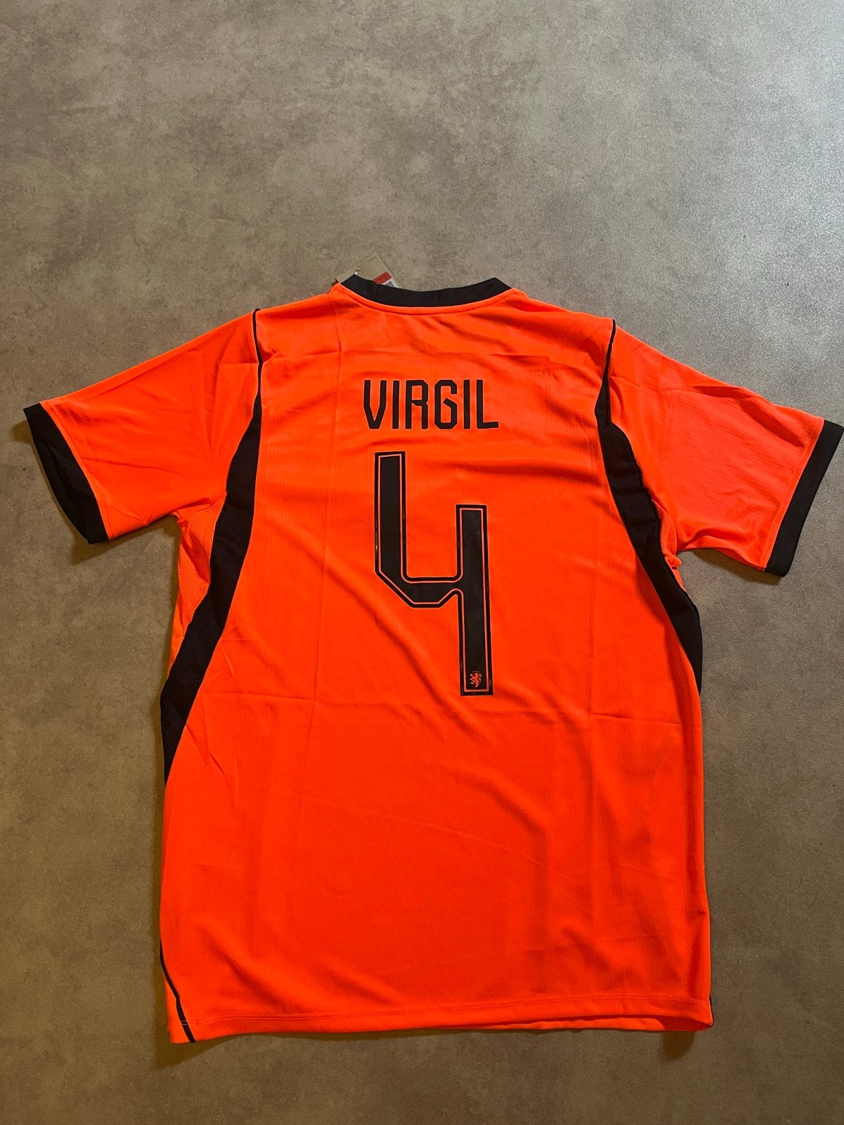 Nederland WK2026 Thuistenue Virgil van Dijk #4 Maat L, Maat 52/54 (L), Nieuw, Oranje, Ophalen of Verzenden